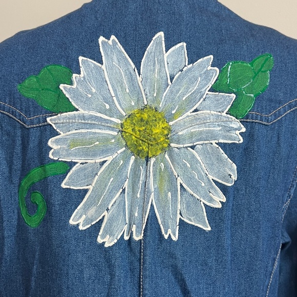 Studio Blue Floral Long Sleeve denim Dress - Picture 7 of 10